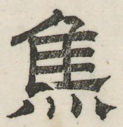 焦字的各種寫法