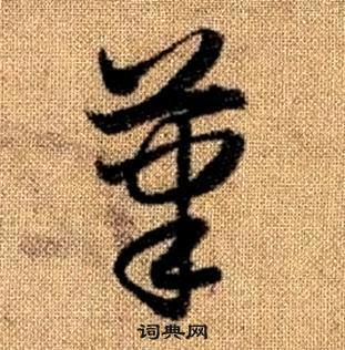 默字草書,點字草書