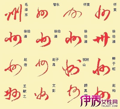 州字行書,州字草書