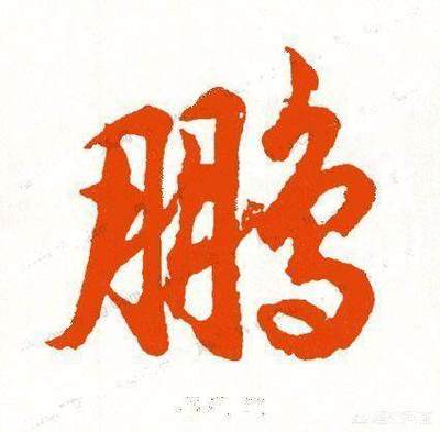 鵬的寫法,鵬字logo設(shè)計